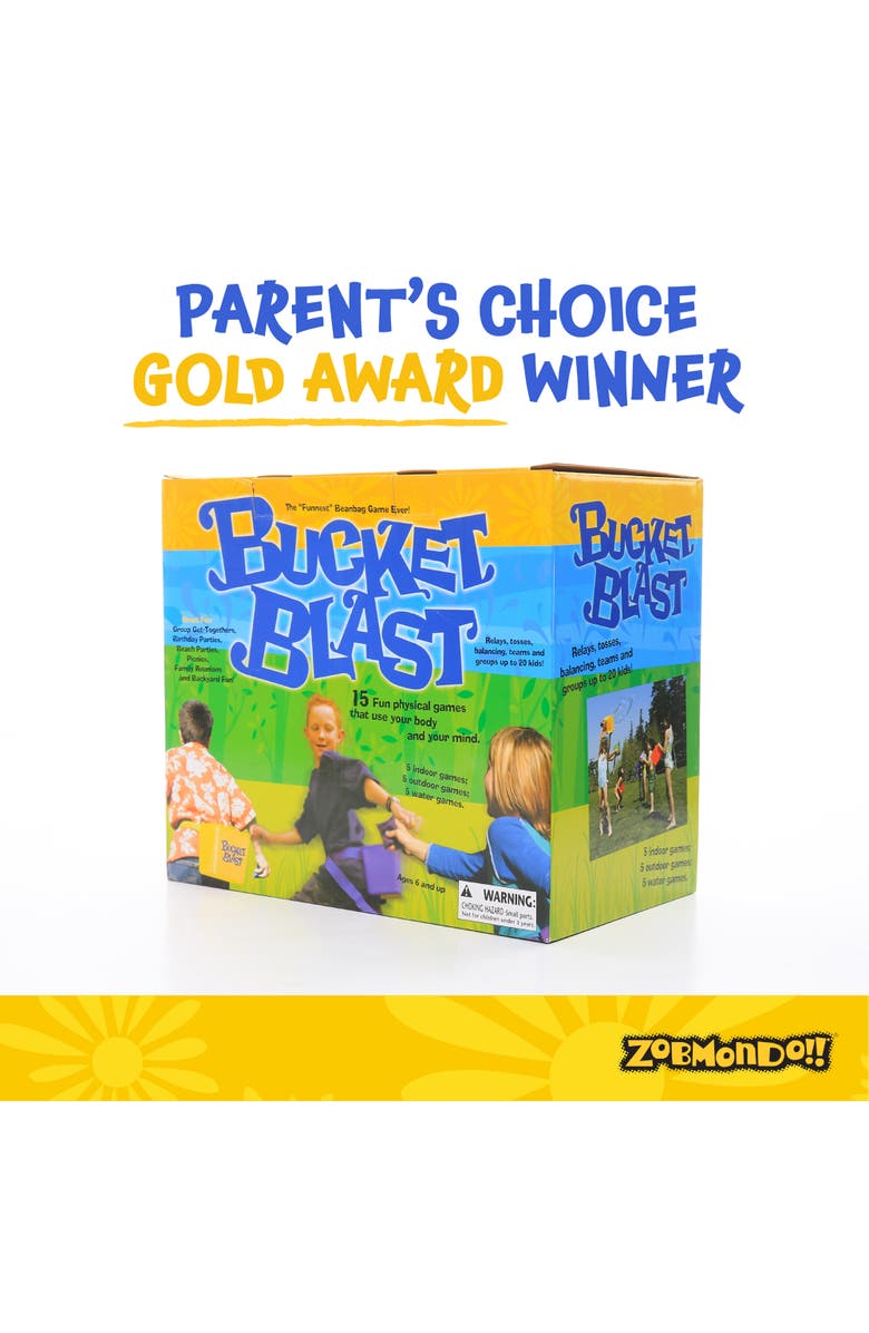 Zobmondo!! Bucket Blast by Zobmondo!! Award Winning Kids Game, Alternate, color, Multicolored