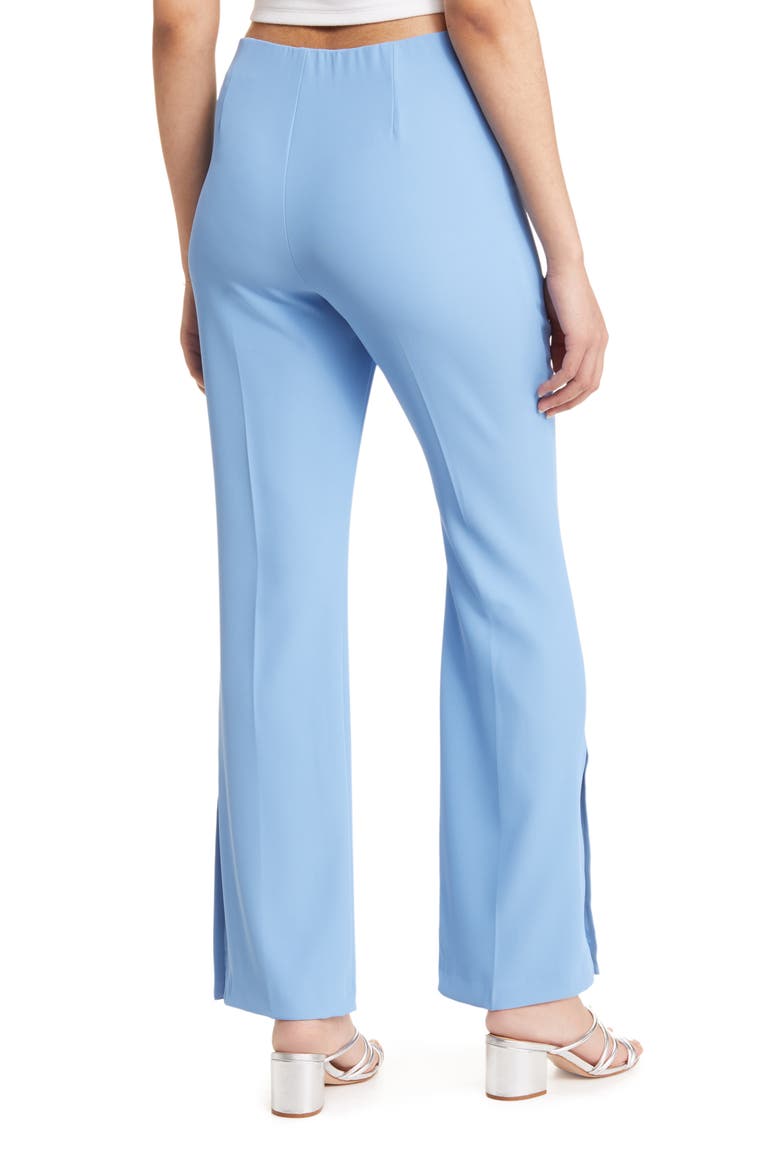Vented Flare Pants, Alternate, color, BLUE LAKE