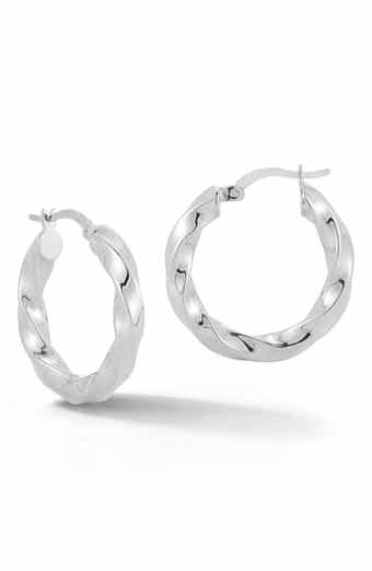 Twisted Hoop Earrings
