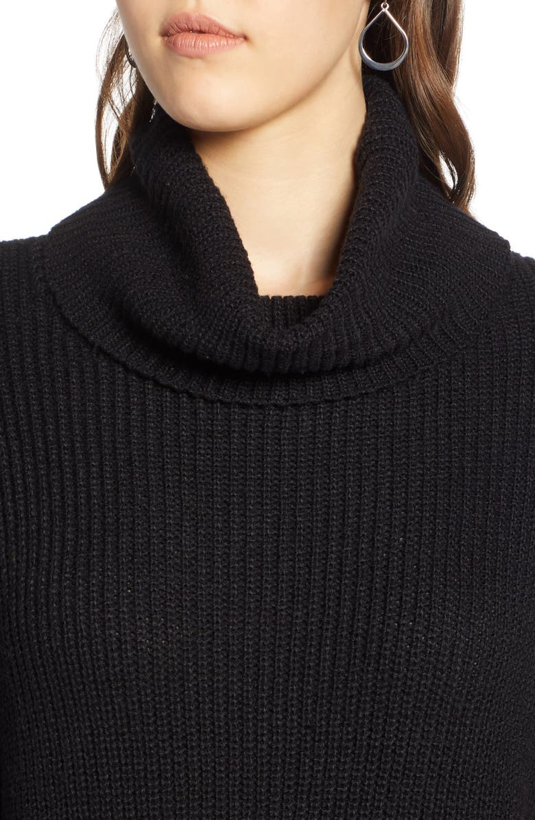 Halogen<sup>®</sup> Oversized Turtleneck Tunic Sweater, Alternate, color,