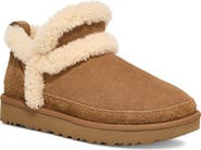 UGG® Classic Ultra Mini Spillseam Genuine Shearling Bootie