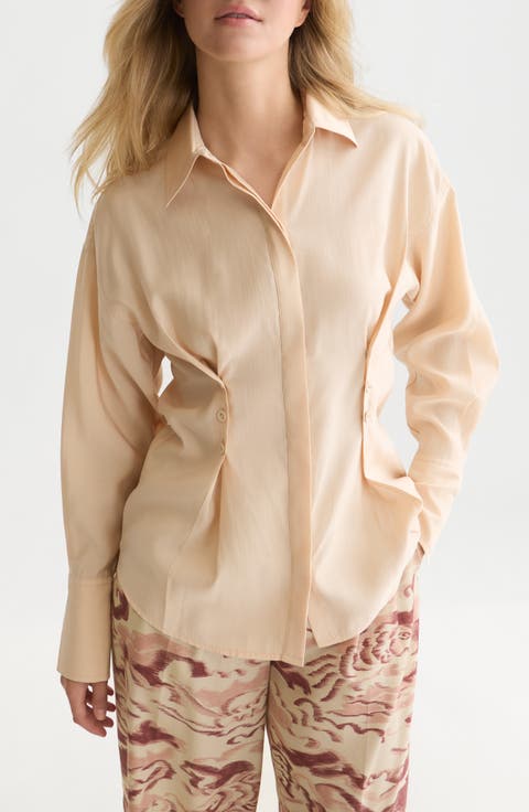 Button Waist Shirt