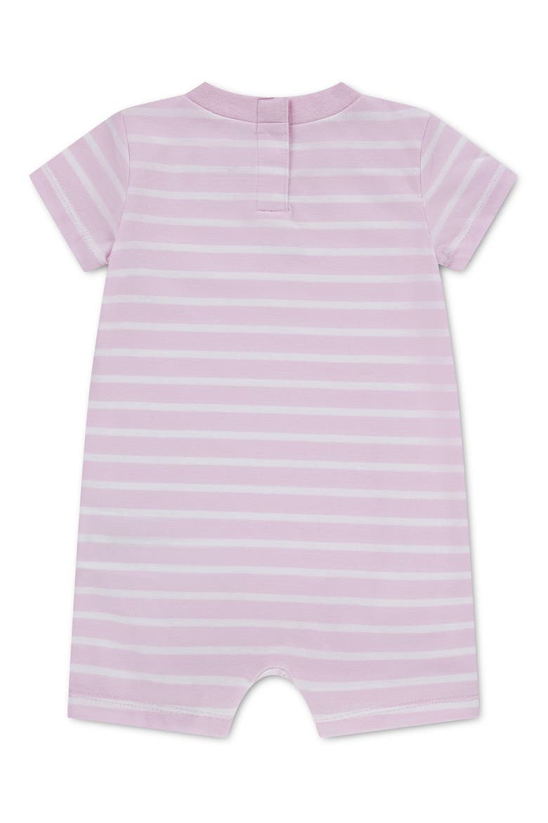 Swoosh Romper, Alternate, color, PINK FOAM
