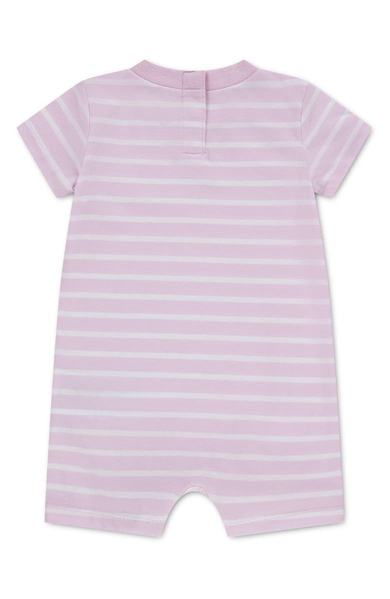 Nike Kids' Essentials Short Sleeve Romper, Alternate, color, Pink Foam