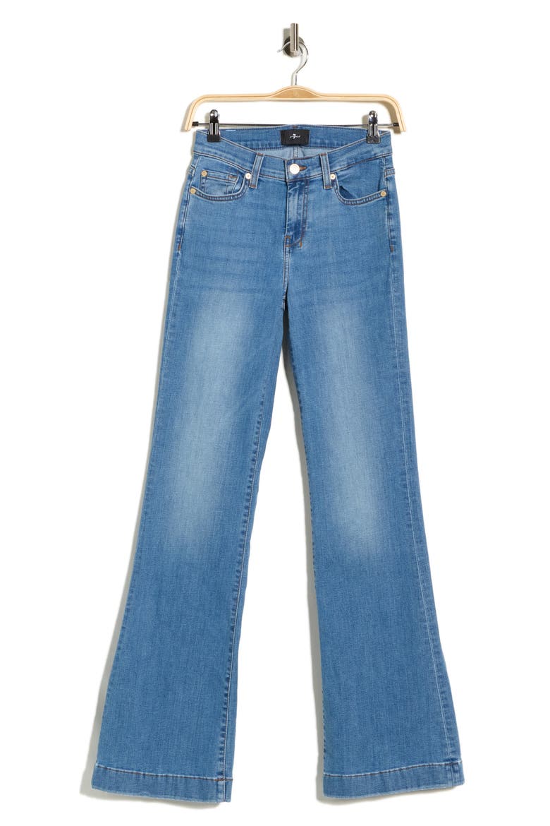 Dojo Mid Rise Flare Jeans, Alternate, color, ATHENS