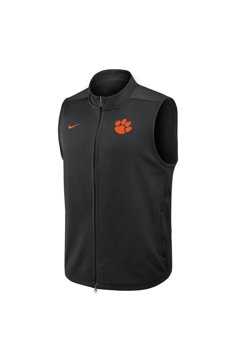 Nike Men's Nike Black Clemson Tigers Primetime Victory Performance Full-Zip Vest, Alternate, color, Black