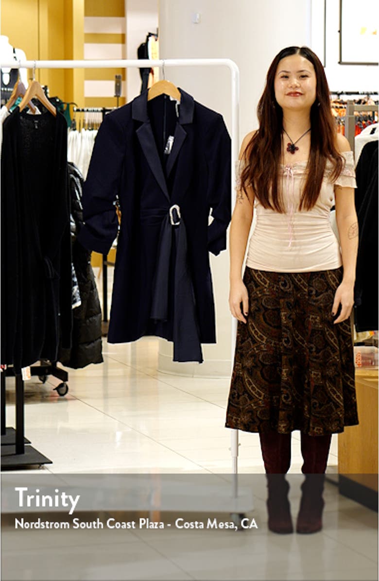 Shareen Rhinestone Buckle Cocktail Minidress, sales video thumbnail