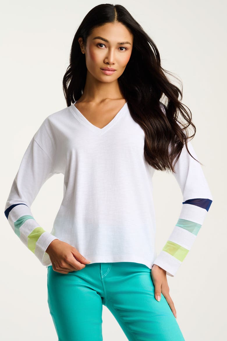Mesh Fest Tee, Main, color, White