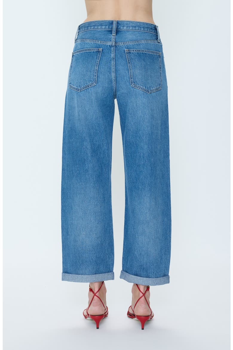Donny Cuffed High Waist Wide Leg Jeans, Alternate, color, HEARTFELT