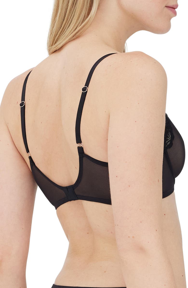 Skarlett Blue Passion Unlined Underwire Bra, Alternate, color, Black