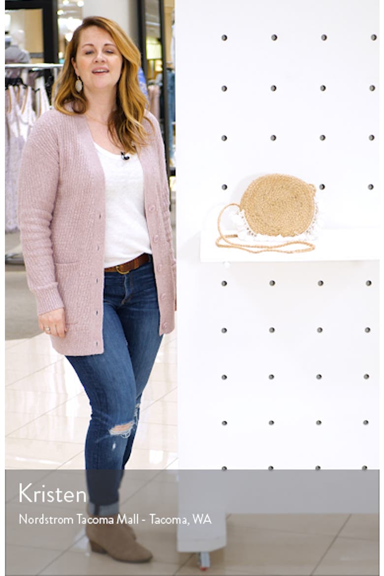 Marina Woven Circle Crossbody Bag video