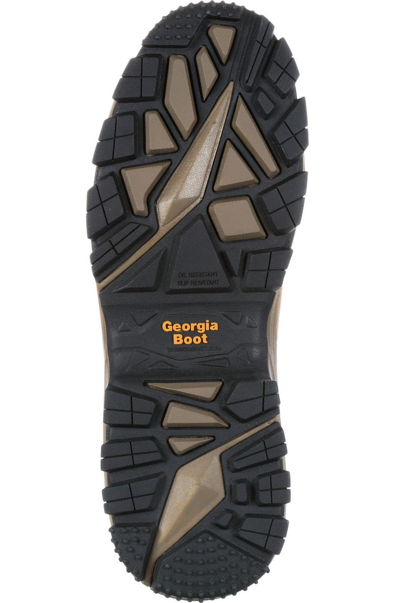 Georgia Boot Chelsea Waterproof Work Romeo Boot, Alternate, color, Dark Brown