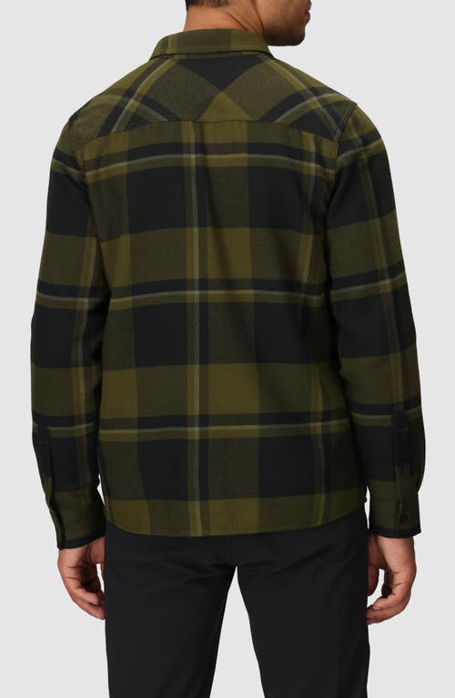 Outdoor Research Feedback Plaid Flannel Overshirt In Green
