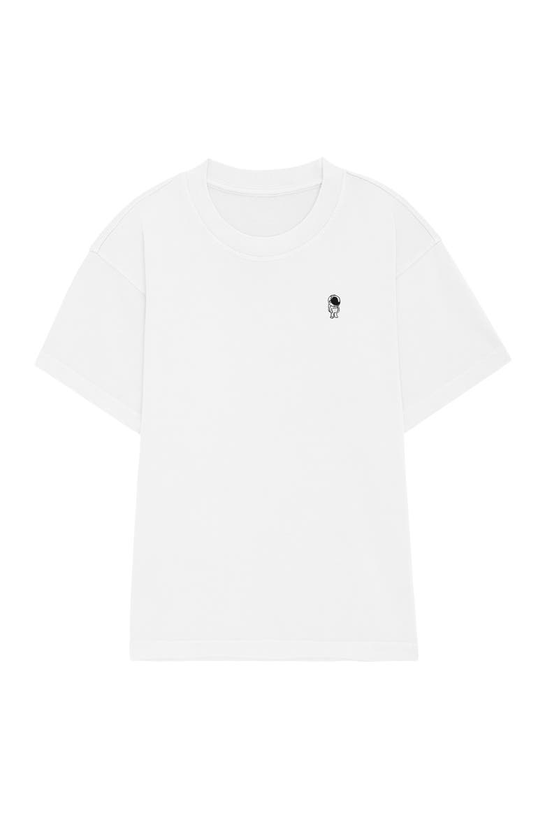 Mens Astronaut Heavyweight Pigment Dye Tee, Main, color, White