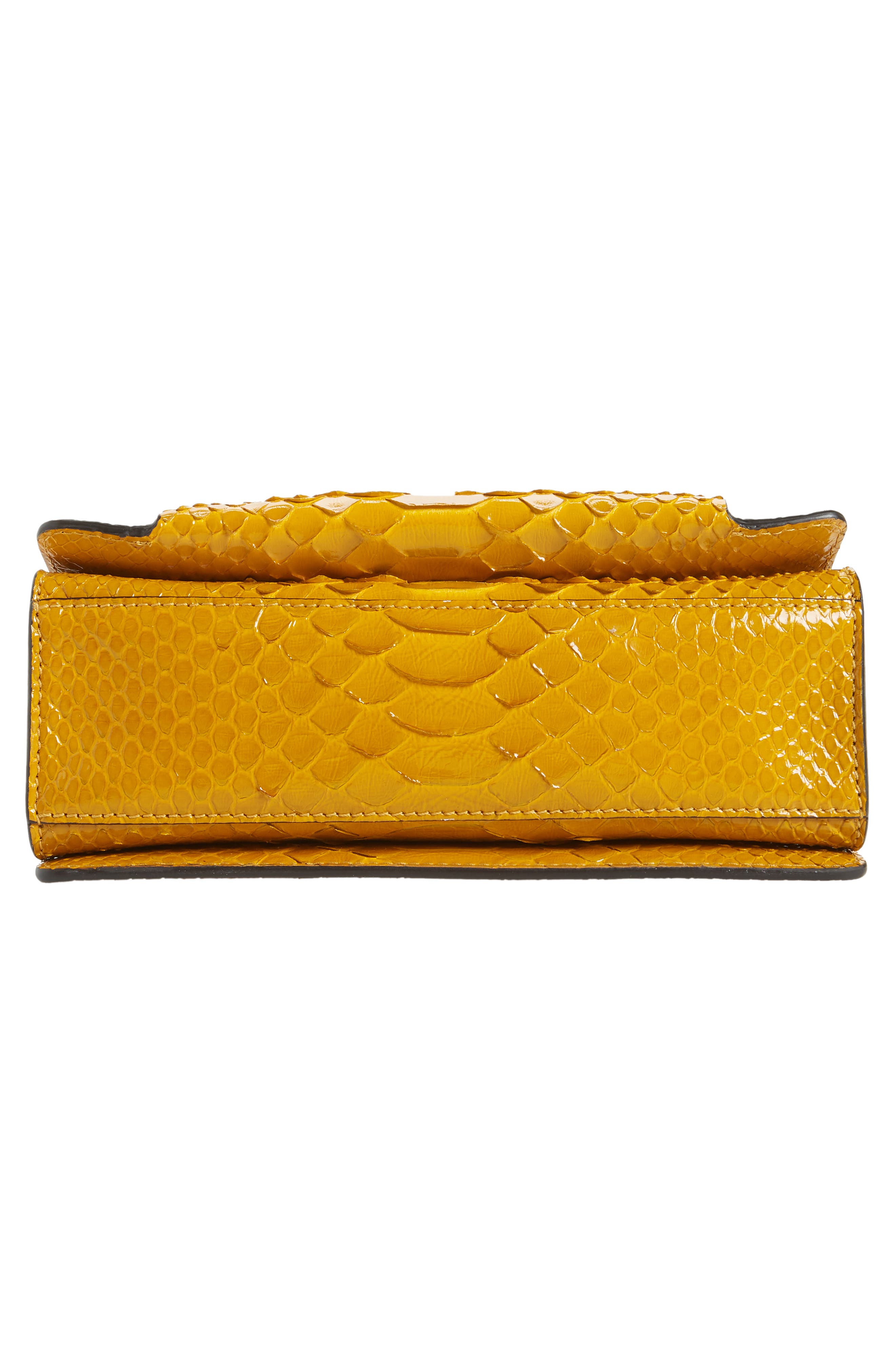 Givenchy Small GV3 Genuine Python Shoulder Bag, Alternate, color, 