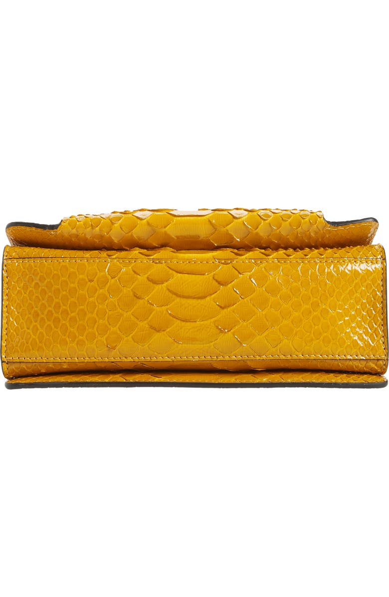 Givenchy Small GV3 Genuine Python Shoulder Bag, Alternate, color,