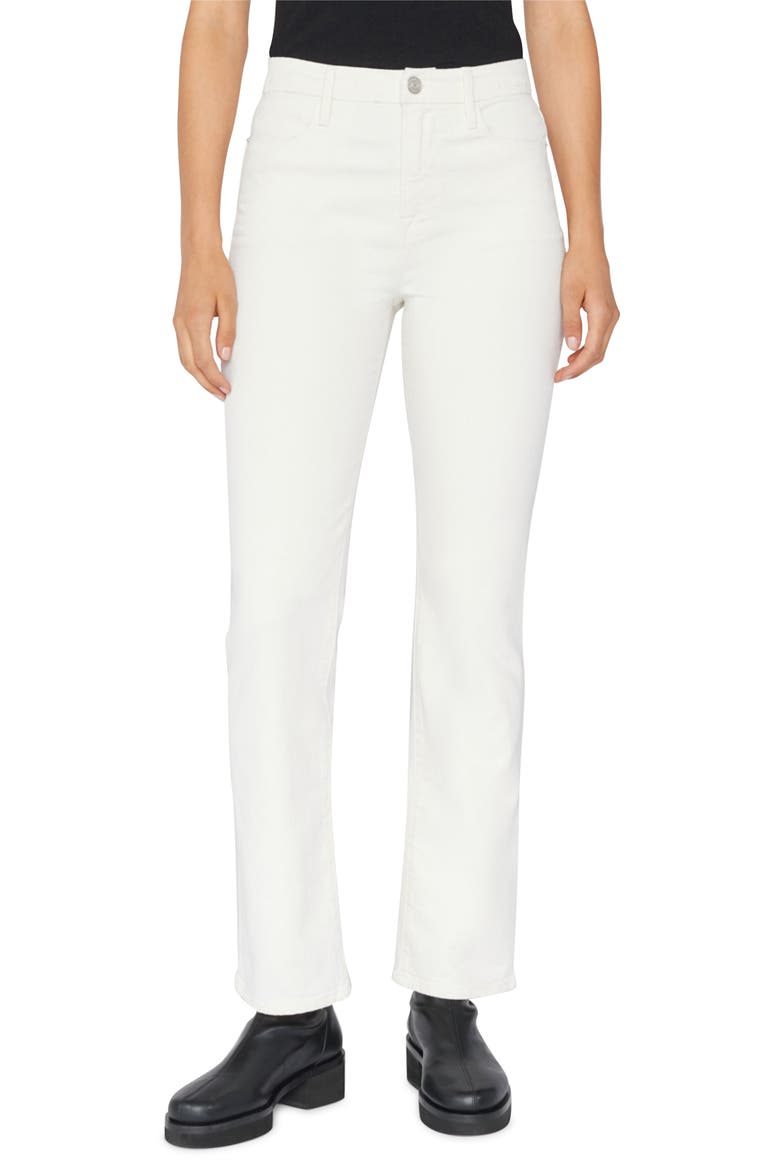 Le Super High Waist Straight Leg Jeans, Main, color, AU NATURAL