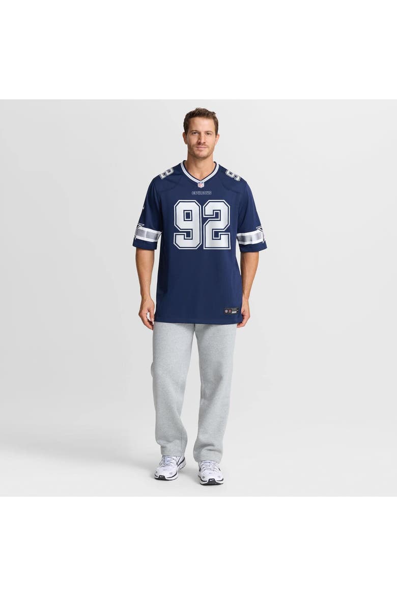Men's Nike Quinnen Williams Navy Dallas Cowboys Team Game Jersey, Alternate, color, Navy