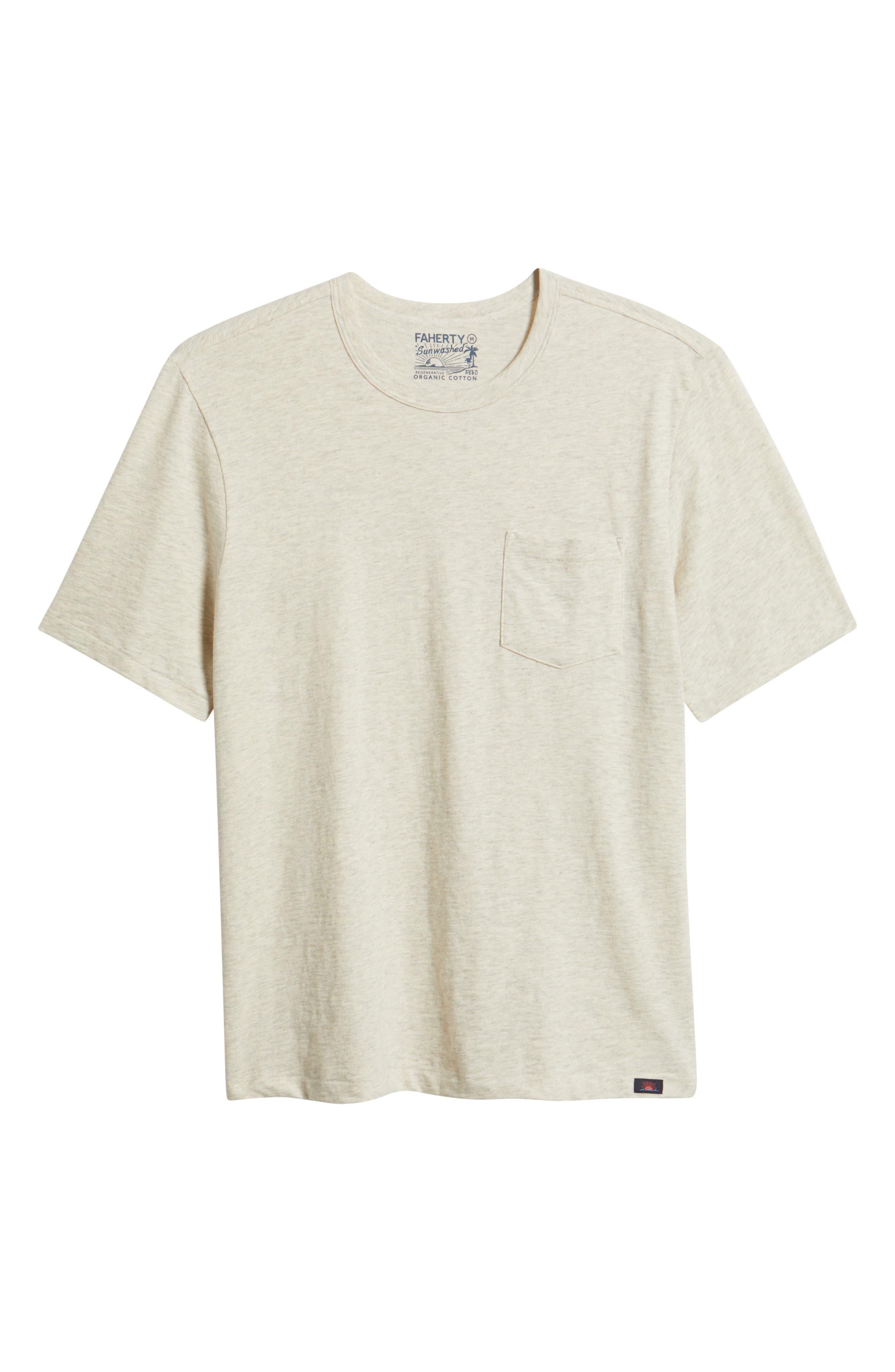 Мужские Faherty Sunwashed Pocket T-Shirt — фото 5