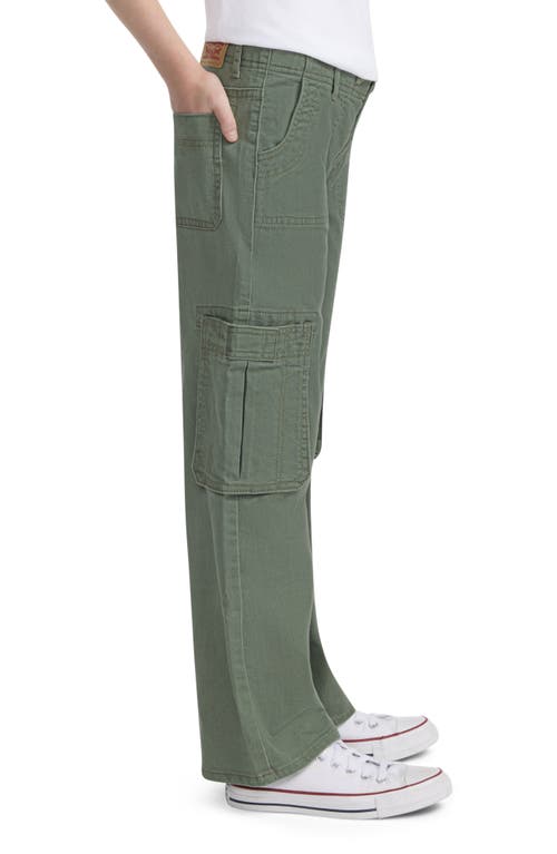 Levi's Kids' Wide Leg Cargo Pants In Green