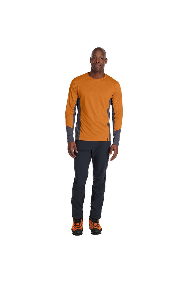 Syncrino Base Long-Sleeve T-Shirt - Men's, Alternate, color, Marmalade
