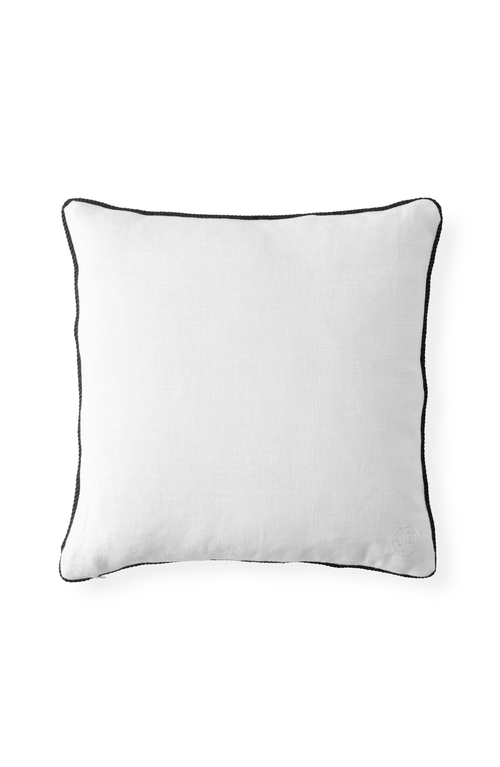 Jonathan Adler Eden Embroidered Pillow In Black