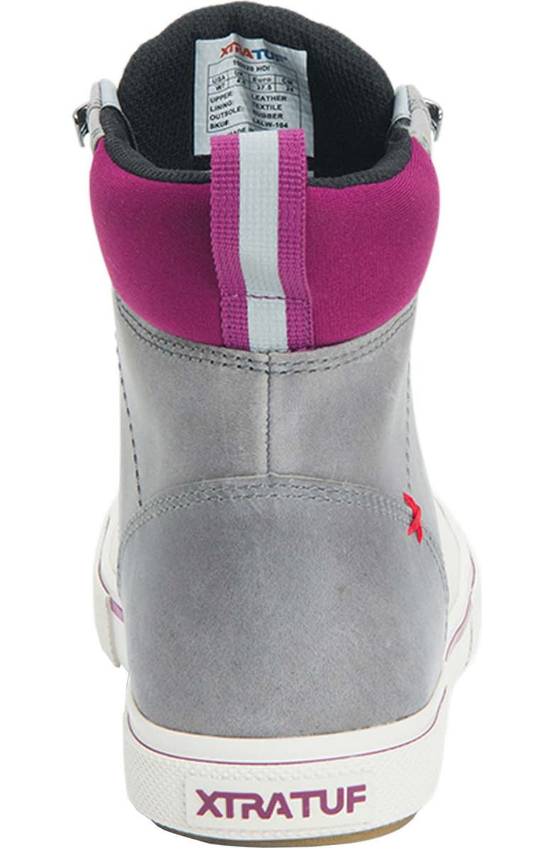 XTRATUF Women's Leather Lace Up Ankle Deck Boot, Alternate, color,