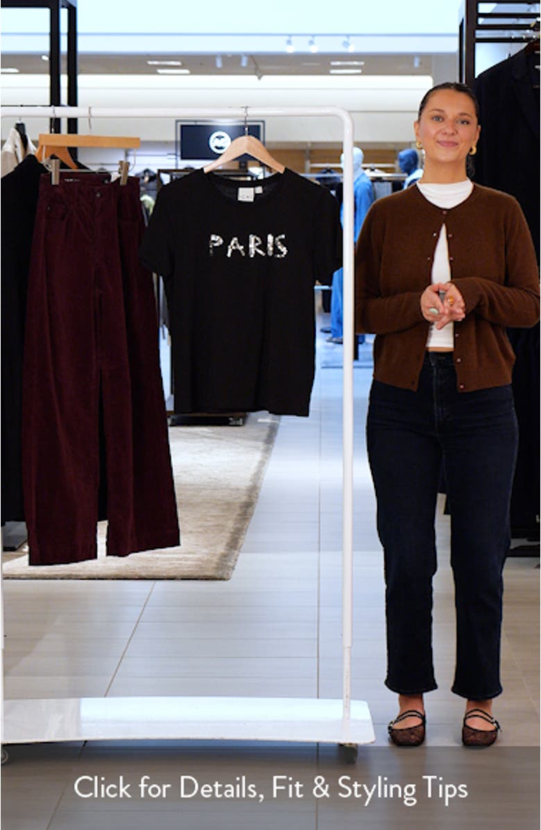 Ihcamino Paris Beaded T-Shirt, sales video thumbnail