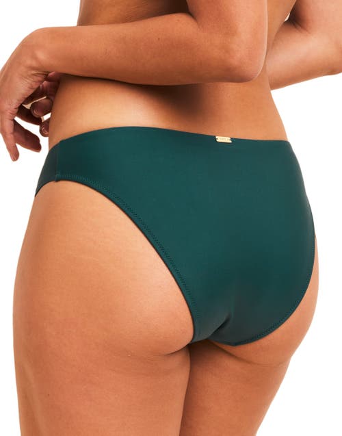Adore Me Tricia Swimwear Bikini Bottom In Dark Green