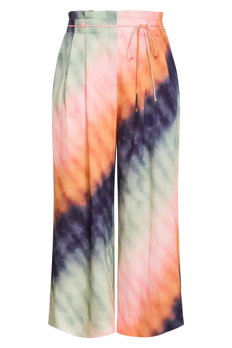 Sunset Ombré Wide Leg Pants, Alternate, color, SUNSET OMBRE