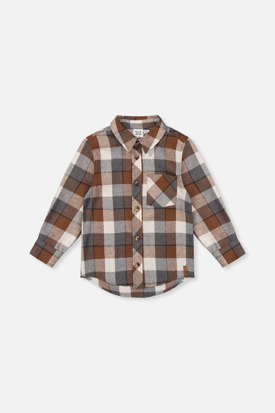 selected Grey and Beige Plaid