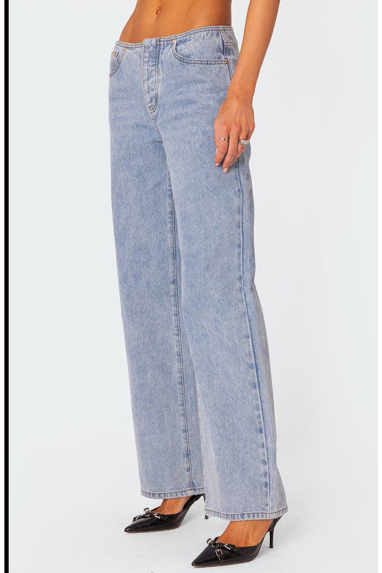 Relaxed No Waistband Jeans, Alternate, color, LIGHT-BLUE