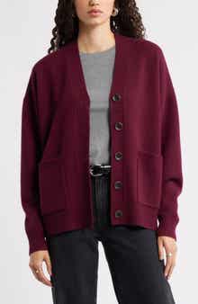 Nordstrom V-Neck Wool & Cashmere Cardigan