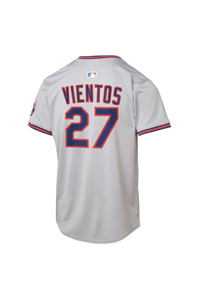 Youth Nike Mark Vientos Gray New York Mets Road Limited Jersey, Alternate, color, Gray