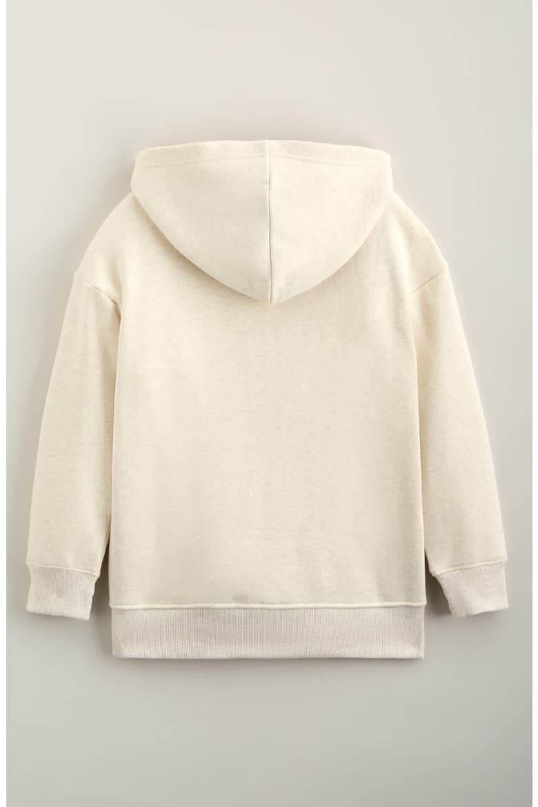Kids' Cozy Fleece Full Zip Hoodie, Alternate, color, BEIGE SAND HEATHER