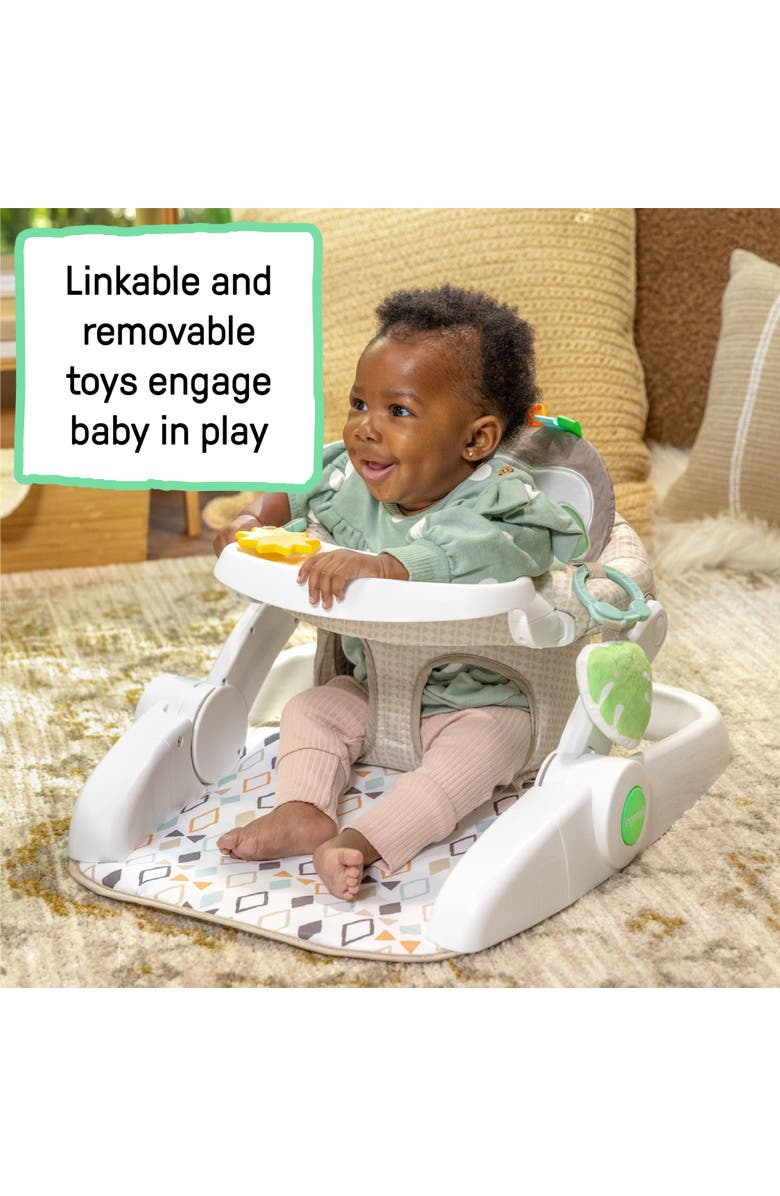 INGENUITY Prop Spot Learn-to-Sit Floor Seat, Alternate, color, Green