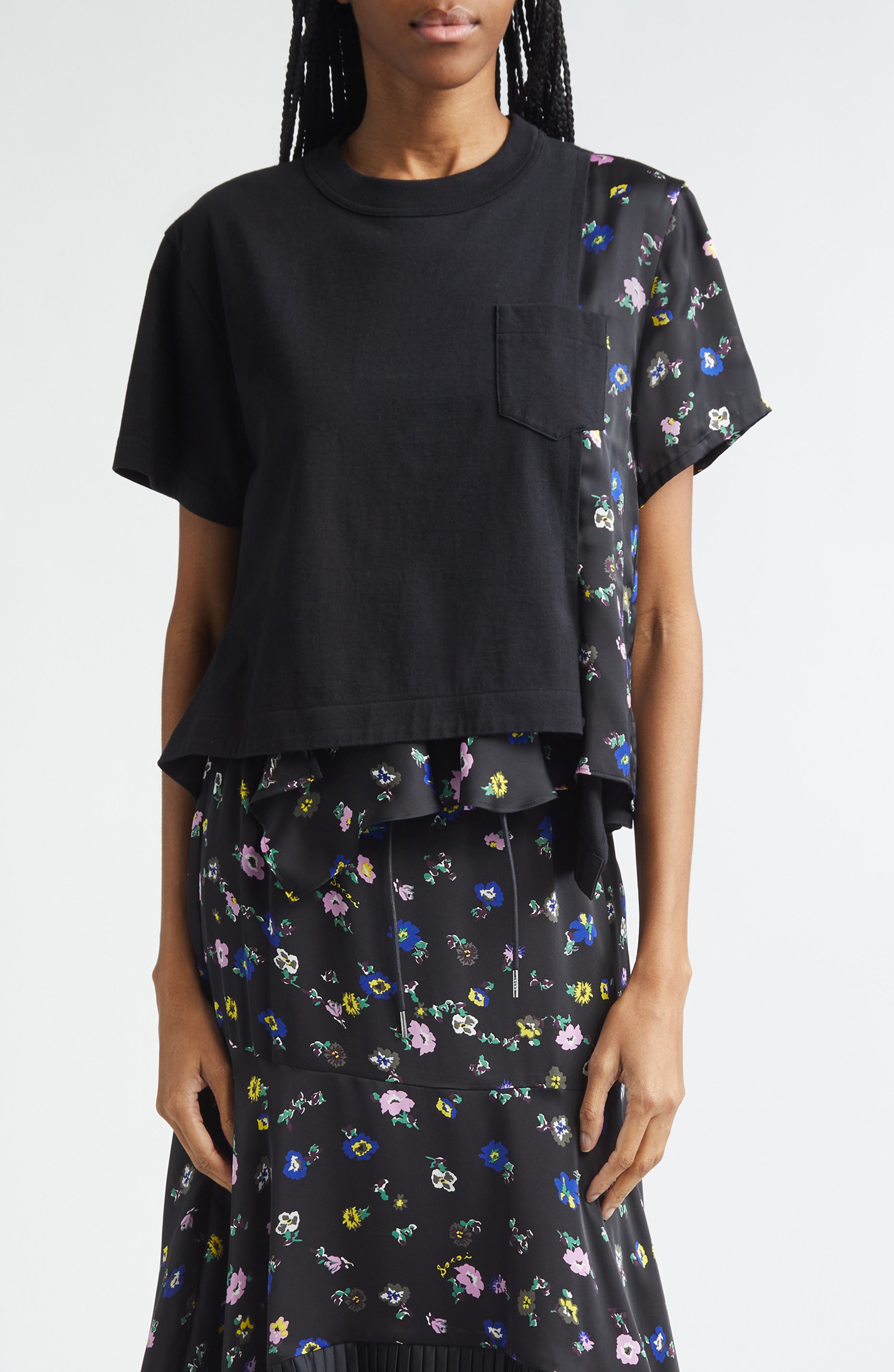 サカイ sacai 24ss Floral Print Shirt シャツ サイズ3 - sacai