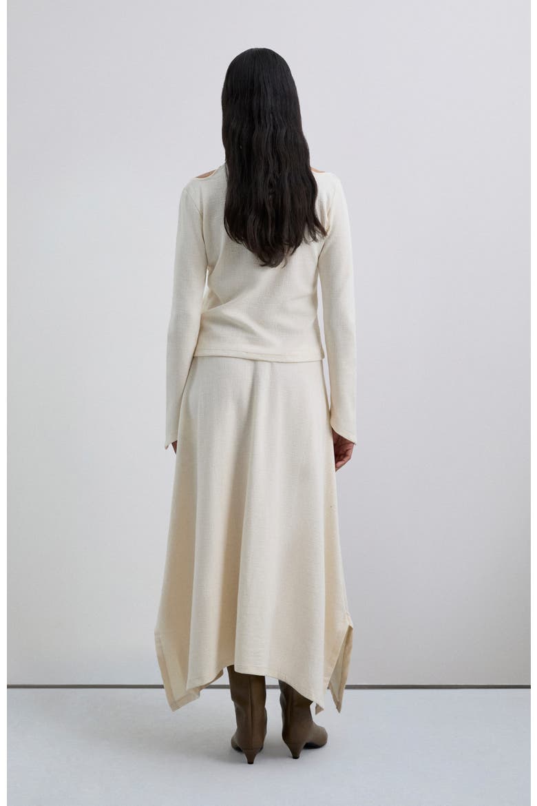 Interlock Skirt, Alternate, color, Ecru