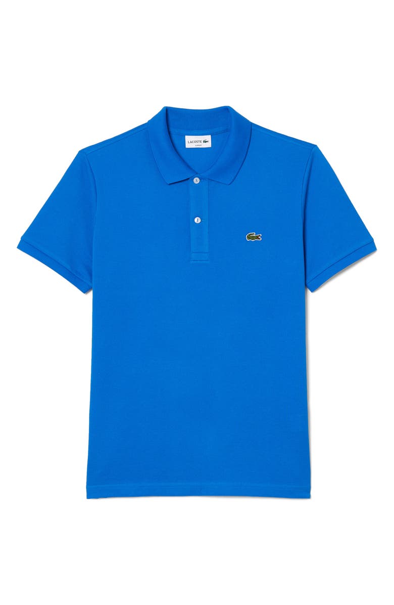 Lacoste Slim Fit Piqué Polo, Main, color, Siy Hilo