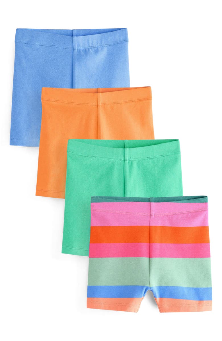 NEXT Kids' Assorted 4-Pack Bike Shorts, Main, color, 
