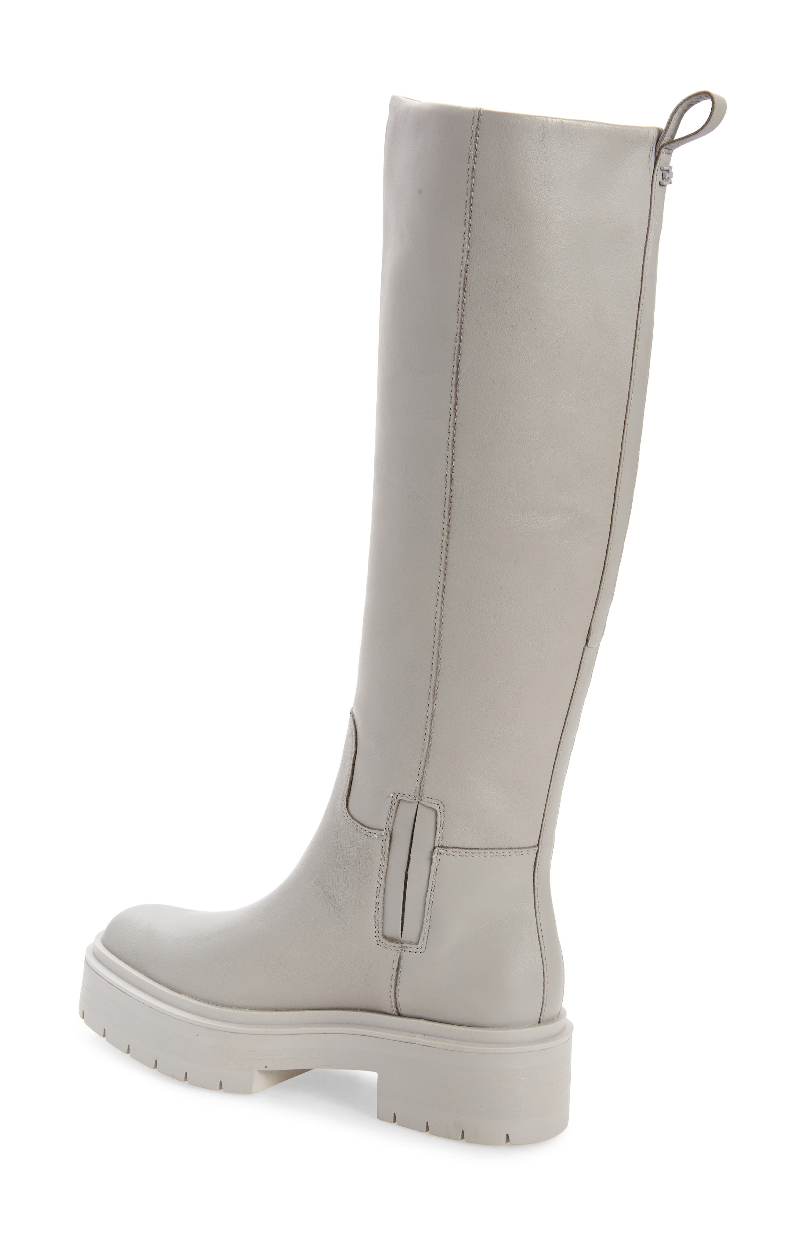 Larina Waterproof Knee High Platform Boot, Alternate, color, PEBBLE GREY