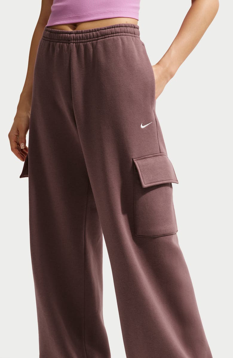 Nike Sportswear Phoenix Fleece Wide Leg Cargo Sweatpants, Alternate, color, 502 Tattoo/Sail