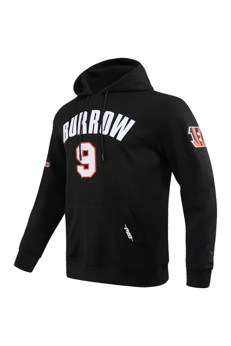 Men's Pro Standard Joe Burrow Black Cincinnati Bengals Player Name & Number Pullover Hoodie, Alternate, color, Black
