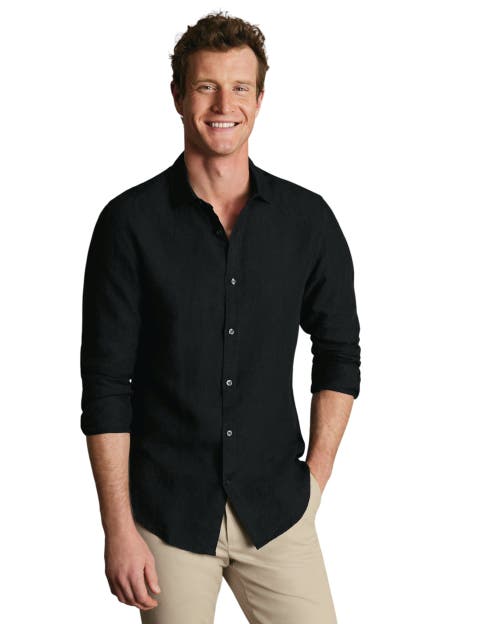 Plain Pure Linen Shirt