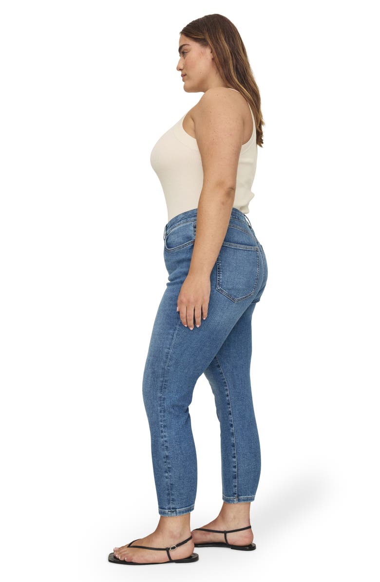 WARP+WEFT JFK Crop Skinny Stretch Jeans, Alternate, color, Way To Go