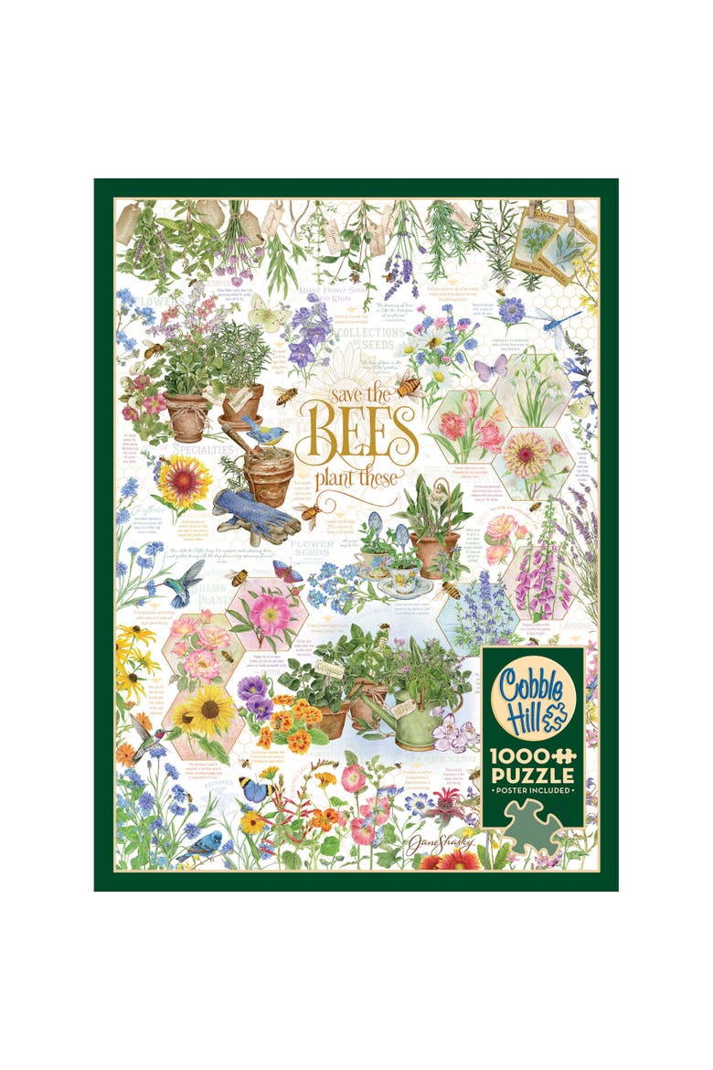 Save the Bees 1000 Piece Puzzle, Alternate, color, Multicolored