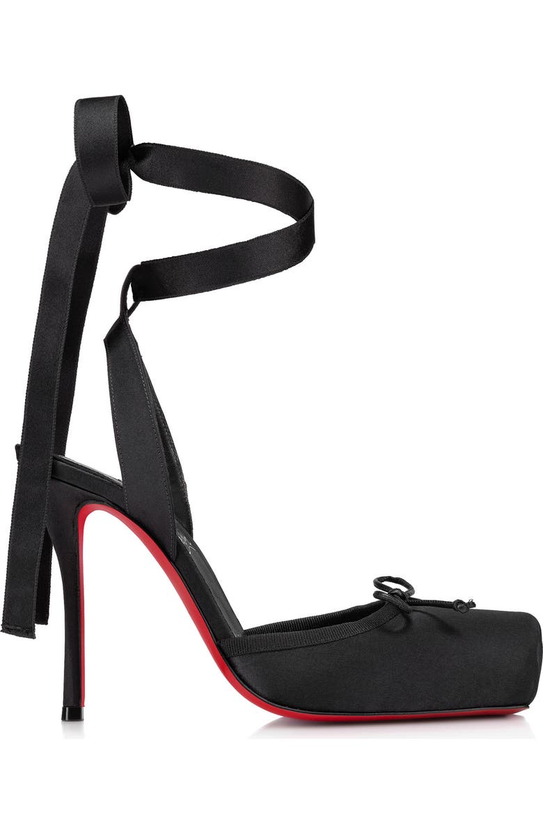 Christian Louboutin Cassia Lace-Up Slingback Pump, Alternate, color,