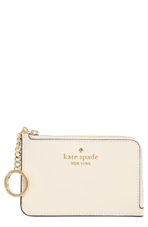 madison saffiano zip card case