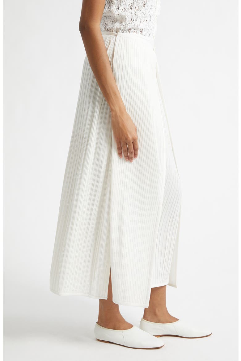 Flowy Pleated Skirt, Alternate, color, IVORY