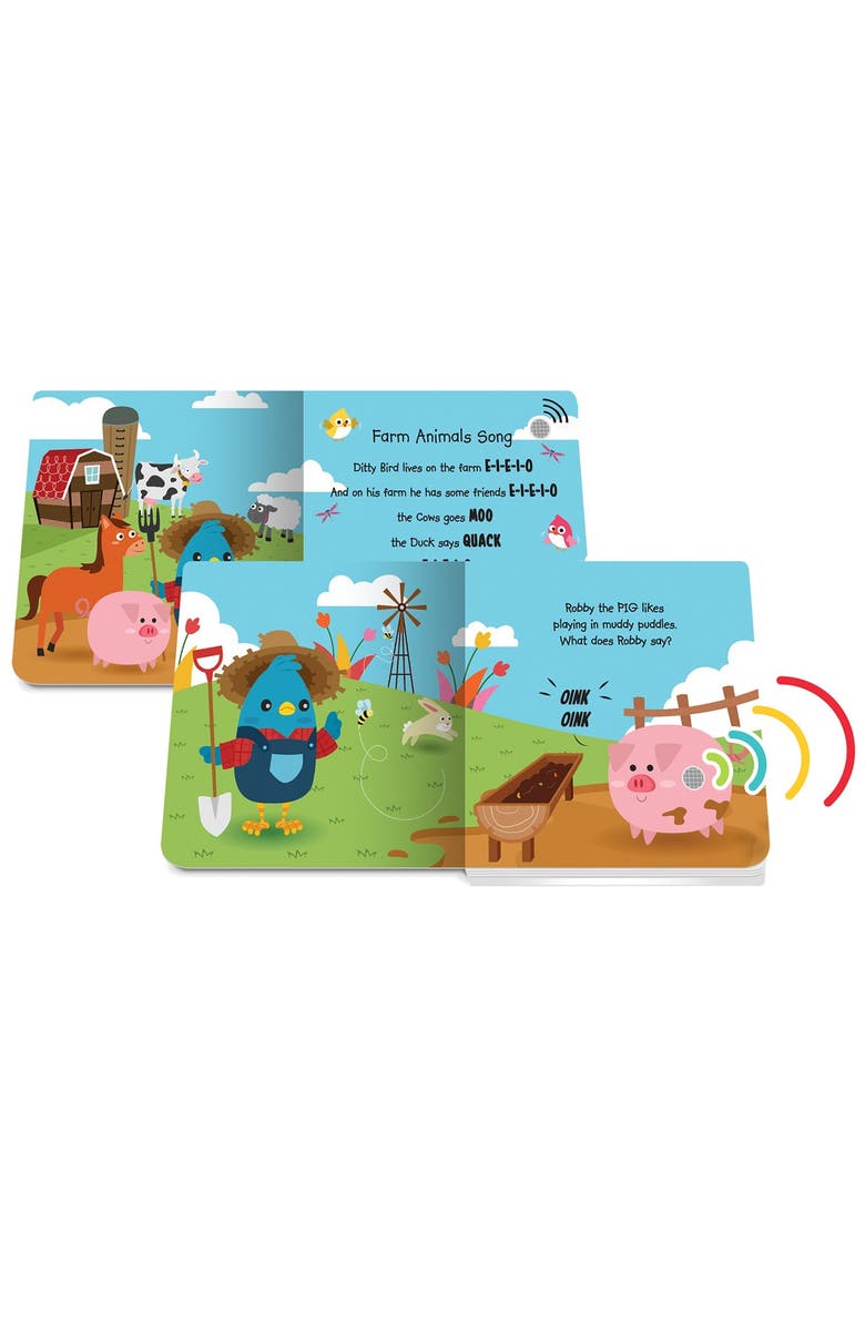 Ditty Bird Farm Animal and Cute Animal Sound Books - Set of 2, Alternate, color, Multicolor